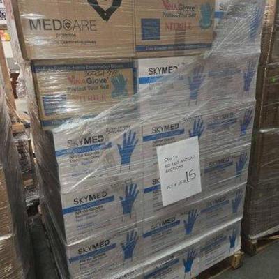 #2622 • Pallet of Medical Gloves
