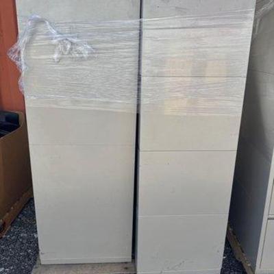 #90012 • 2 Metal Filing Cabinets
