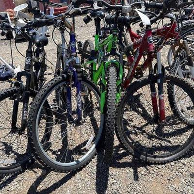 Sale Photo Thumbnail #385: #80006 • 5 Mountain Bikes
