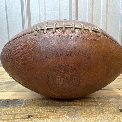 Sale Photo Thumbnail #143: #1834 • Vintage Intercollegiate J5-V Spalding Football
