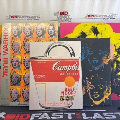 Sale Photo Thumbnail #239: #2706 • (5) 1993 Andy Warhol Foundation Pop Art Posters
