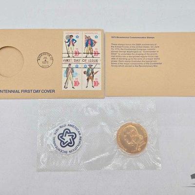 Sale Photo Thumbnail #117: #1500 • 1975 Bicentennial First Day Cover
