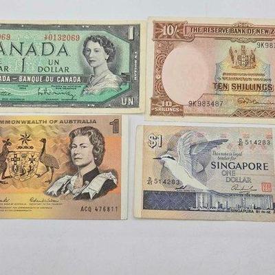Sale Photo Thumbnail #119: #1700 • (4) Foreign Notes
