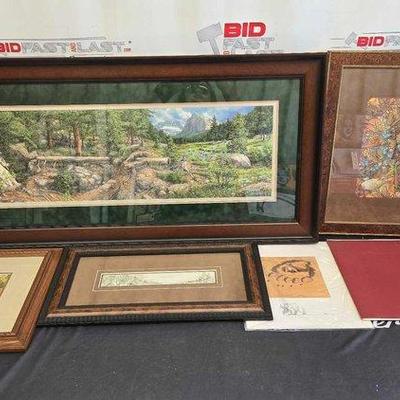Sale Photo Thumbnail #297: #2822 • (5) Bev Doolittle Art & Folder of Sketches
