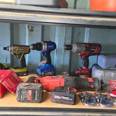 Sale Photo Thumbnail #320: #3070 • Cordless Drills, Saw Blades & More
