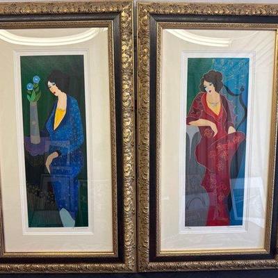 Sale Photo Thumbnail #237: #2702 • 2 Signed Itzchak Tarkay Prints
