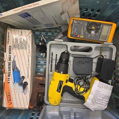 #2124 • Electric Angle Grinder, Vice Grip & More
