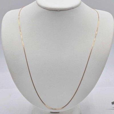 #722 • 14k Gold Necklace, 1.9g
