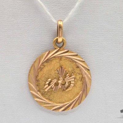 #706 • 14k Gold Pendant, 2.5g
