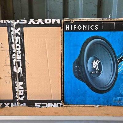 Sale Photo Thumbnail #313: #3056 • (2) NEW!!! Hifonics 12" Sub Woofer
