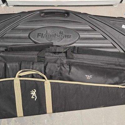 #2668 • (3) Rifle Bags/Cases
