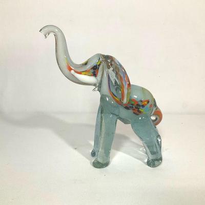 Blown Glass Elephant 
