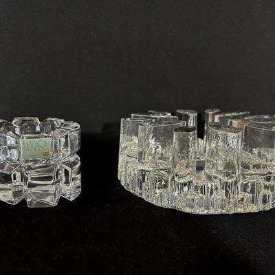 Glass Teapot Warmer And Crystal Tea Light Holder