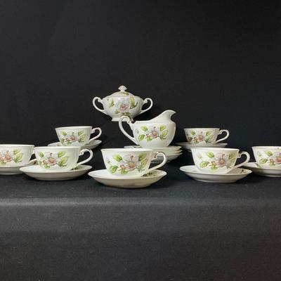 Vintage Roselyn Dogwood China Coffee Time 