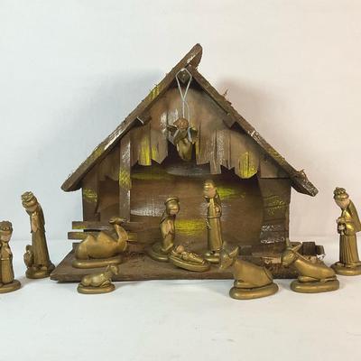 Vintage Italian Nativity 