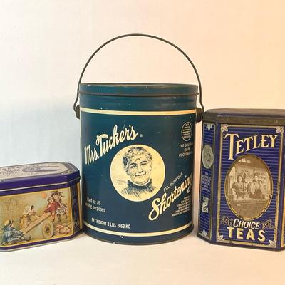  Vintage Collectible Tins