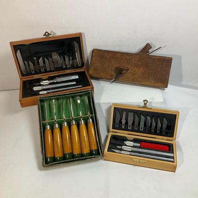 Vintage Wood Carving And Cutting Tools