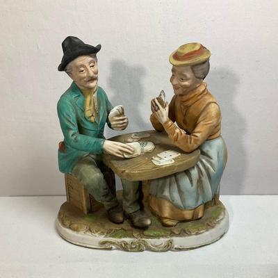 Ardco Figure: Couple Playing Cards