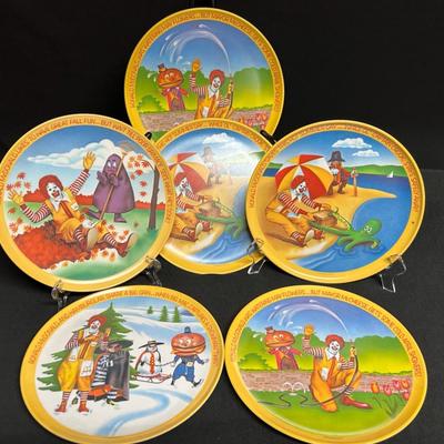 1977 McDonald’s Melamine Plates By Lexington 