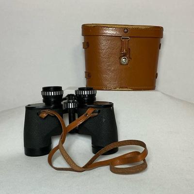 Vintage 7x35 Sunscope Binoculars And Case 