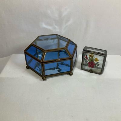 Handcrafted Via Vermont Glass Box And Friend 