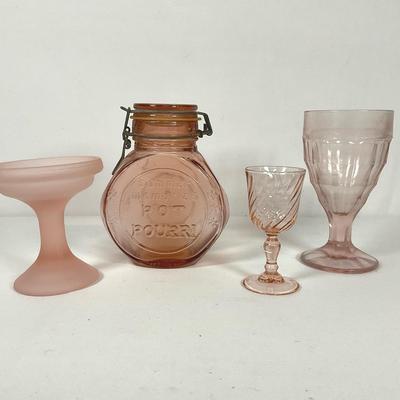 Vintage Pink Collectible Glass