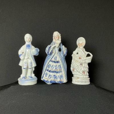 Blue And White Figurines 