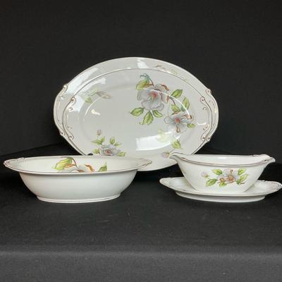 Roselyn Dogwood Oval Serving Dishes 