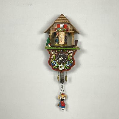 Vintage German Weather House & Clock