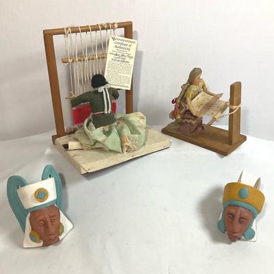 Navajo Art And Terracotta Sculptures