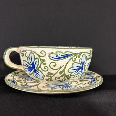 1950’s Italian Style Soup Bowl & Sandwich Plate