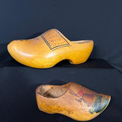 Vintage Wooden Clog Shoes