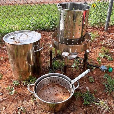 Stainless Steel Deep-Frying Pots and Pans 