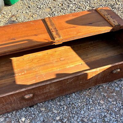 Antique Wooden Chest 