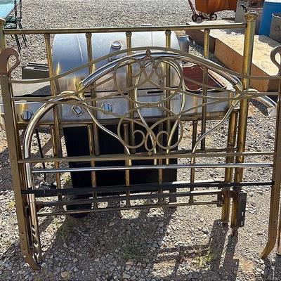 Beautiful Brass Headboard and Footboard Plus 2
