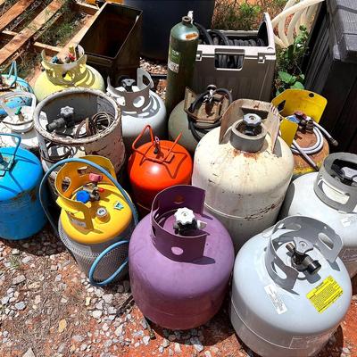 Propane Tank and Ac Tanks 