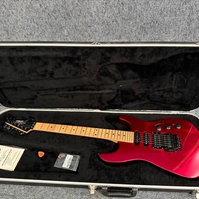 Fender Stratocaster HM Electric Guitar – Candy Apple Red w/ Case & Kahler Spyder Tremolo