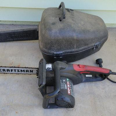 Craftsman Chainsaws | Lot of 2 | 18" Gas 42cc & 16" Electric | Untested