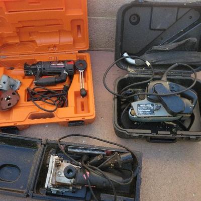 Porter Cable Belt Sander | Craftsman Plate Joiner | Rotozip Spiral Saw | Power Tool Lot