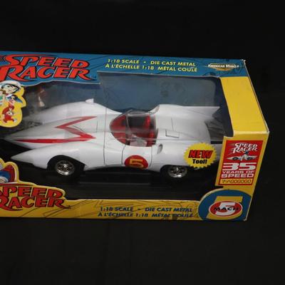 Speed Racer Mach 5 | 1:18 Die-Cast Metal Model | 35th Anniversary Edition | New in Box