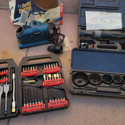 Drill Doctor 300, Craftsman Cordless Ratchet & Hole Saw Set | Drill Bits, Spade Bits, More
