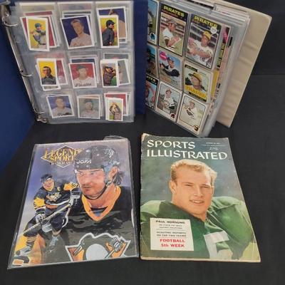 Vintage Baseball Card Binders & Sports Illustrated Magazines | Pirates, Legends & More 