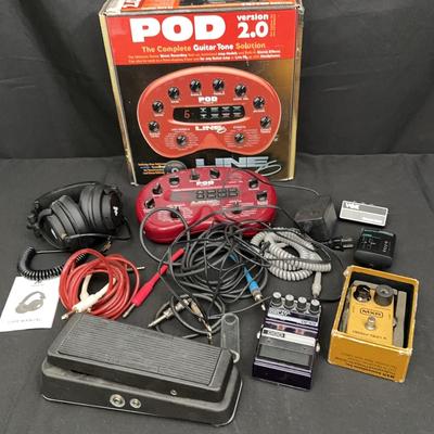 Guitar Effects Lot | Line 6 POD 2.0, MXR Distortion+, VOX Headphone Amp & More