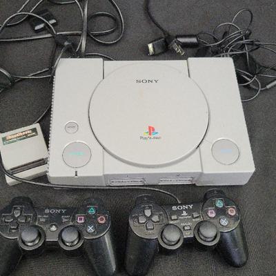 Sony PlayStation 1 Console Bundle | SCPH-7501 | w/ 2 Controllers, GameShark & Cords