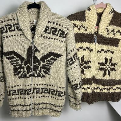 Wool Outerwear – Cowichan Zip-Up Sweater and Knit Vest