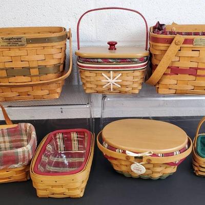 Longaberger Baskets: Holiday Helper, Gumdrop, Christmas Collection, More