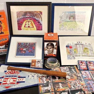 Baltimore Orioles & More Sports Collectibles: Bobbleheads, Washington Senators Mini Bat, More