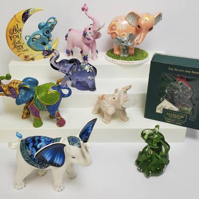 The Hamilton Collection, Waterford, Fenton, And Lenox Elephant Collection 