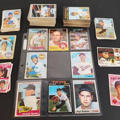 Topps Baseball Cards 1959-1973 Including Hall Of Famers: 1965 Roger Maris & More