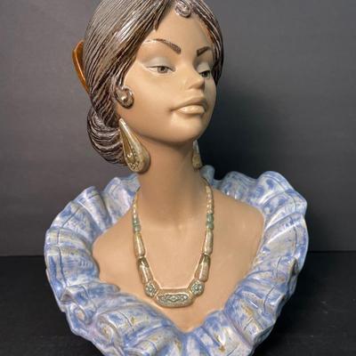 Lladro “Lola Rose” Bust (14 Inch)